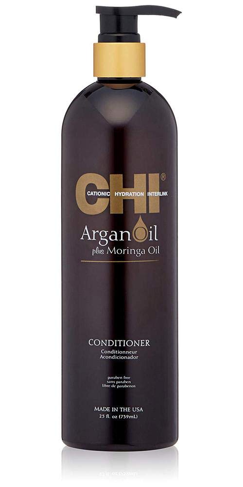 CHIArgan Oil Plus Moringa Oil Conditioner Paraben Free 739ml/25oz, Multi