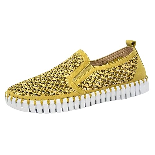 Image of Ilse Jacobsen HORNBAEK Women's Tulip Slip-On Flat | Elastic Side Panels | Lightweight Flexible Comfort.
