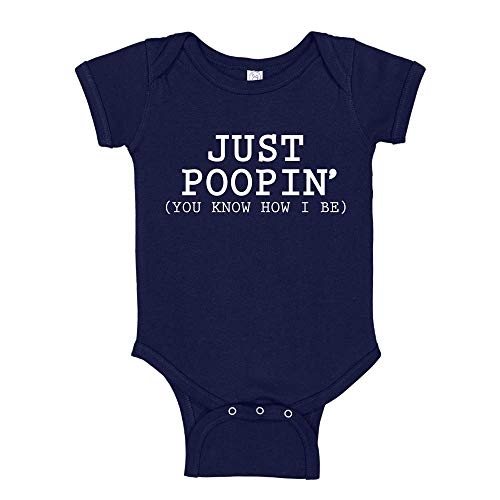 Just Poopin You Know How I Be Baby Bodysuit/Toddler T-Shirt Funny Quote