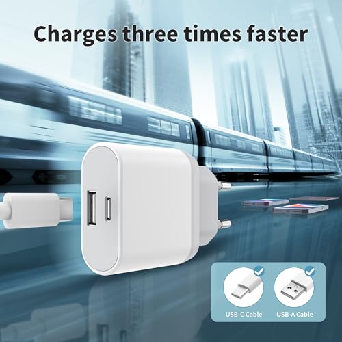 Chargeur USB C, Rapide Prise USBC Replacement for iPhone 16 15 14 13 12 11 Pro Max SE XS XR 8 Plus, Galaxy S23/S22/S21, 20W Adaptateur Embout Type C Secteur Alimentation Multi Bloc Mcukdae 01 – Image 6