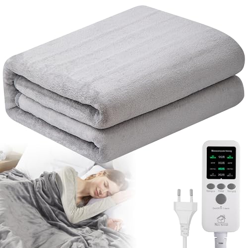 Wärmeunterbett mit Abschaltautomatik, Wärmedecke 150x70cm,...