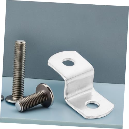 Image of Generic 50pcs Z Shaped Angle Code Clips Picture Hanging Hardware for Secure Wall Mounting for Wooden Metal and Plastic Frames Efficient Dual Design for Maximum Stability