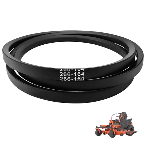AIYOYOLIFE Lawn Mower Drive Belt (1/2' x 66 1/4') Compatible with Bad Boy CZT, MZ, MZ Magnum and ZT Elite Series 041-6400-00 Pump Belt Replace#: 266-164