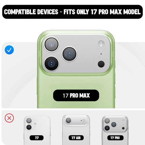 Image of Kratos Soft Silicone Case Cover Compatible with iPhone 17 Pro Max - Everyday Comfort Protection, Wireless Magnetic Charging Case with Raised Edge Camera & Screen Protection, Shock-Resistant Design