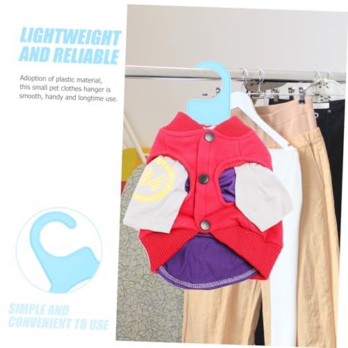 MERRYHAPY 10stücke Teiliges Haustier Kleiderbügel Aus Kunststoff Praktische Hundekleidung Für Katzen Und Hundefashion Zum Trocknen Und Aufbewahren Küche Bad Oder Unterwegs