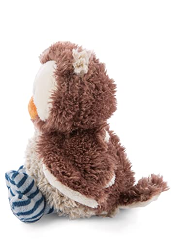 NICI Kuscheltier Eule Oscar 25cm mit drehbarem Kopf, Braun – Ansicht 3