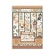 Stamperia - Washi Pad for Scrapbooking, Albums, Card Making, Bullet Journalling and More, Translucent and Easy to Cut, Acid Free, Perfect for Hobbies, Crafts, and Gifting (Fortune) (A5) (8 Sheets)