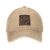 WHJSHOP Black Adult Baseball Cap Hat Holly Berries Picture for Men and Women Stylish Durable, Natural, One size #1