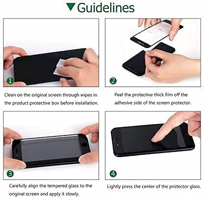 Image of 11D HD Non Scartchable Glossy Finish Tempered Glass with Edge to Edge Coverage For iPhone X /Xs / 11 Pro (Black)
