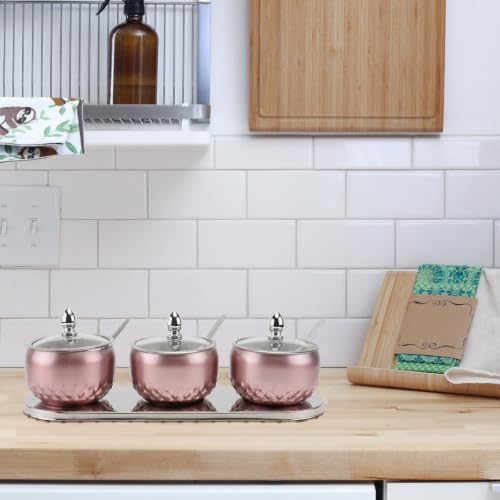 Juego de tarros de condimentos para presentar tus especias con estilo en la mesa 7
