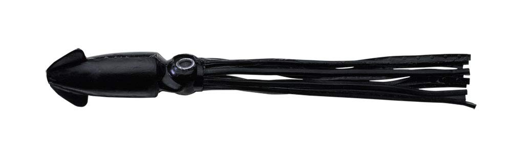 Fish Arrow Flash-J Squid SW 3.5" (5 adet/paket) #07 Solid black Olta