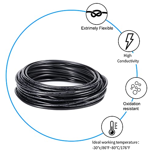 18 Gauge 2 Conductor Electrical Wire 18Awg Electrical Wire Stranded Pvc Cord Oxygen-Free Copper Cable 32.8Ft/10M Flexible Low Voltage Led Cable For Led Strips Lamps Lighting Automotive(18/2Awg-32.8Ft) #TOP4