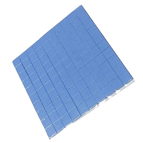 NUOBESTY 100 Piezas Almohadillas Térmicas de Silicona para GPU y CPU Aislamiento Eléctrico y Alta Compresión para Disipación de Electrónica