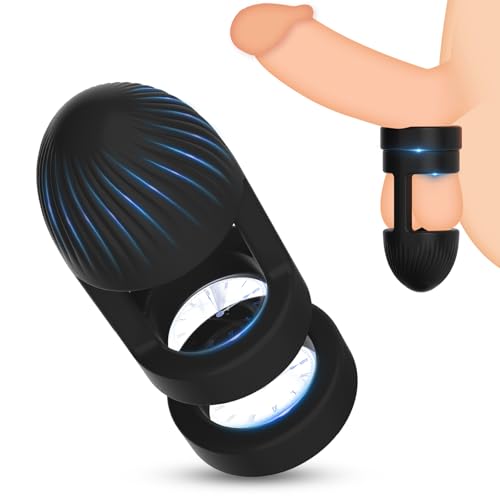 AMZII 2-IN-1 Penisring Cockringe für Männer Gummi,Cockring + Hodensack Bondage Ballstretcher Penisringe,Hodenringe für Den Mann,Penis Ring Penishülle Penis Sleeve Doppeldildo,Hoden Sexspielzeug