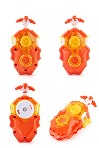 Owenkelng Bey Burst Gyro Toy Set Metal Fusion Attack Top Grip Toy Blade Set Game 2 Top Burst Gyros 2 Two-Way Launcher Great Birthday Gift For Boys Children Kids 6 8 10+ thumb #5