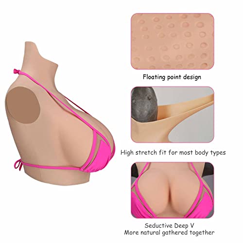 WHG Formas de seio de silicone realistas, mastectomia, prótese, crossdresser para cosplay transgêner