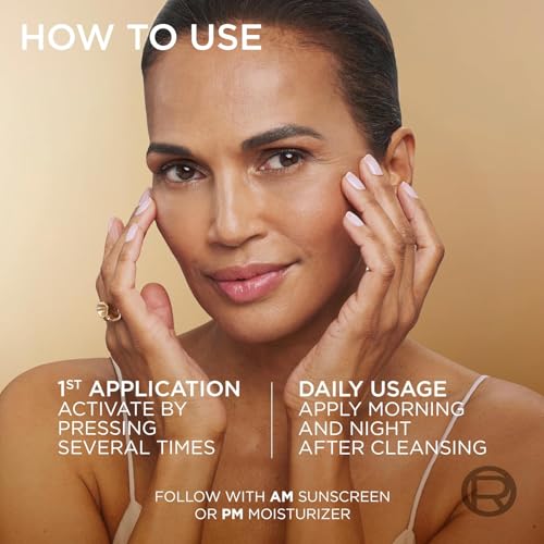 Image of L'Oreal Paris Age Perfect Serum Le Duo, Brightening, Firming and Anti-Aging Serum for Face with Collagen Peptide, Niacinamide, Vitamin C and B3, 1 fl oz + Sample