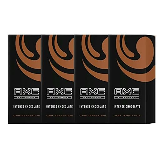 AXE Aftershave Dark Temptation 4x 100ml Afeitado Hombres Hombres Hombres Loción After Shave Bálsamo Afeitado (4 productos)