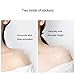 Deelessgz 3 Pairs Anti Slip Large Shoulder Pads for Womens Clothing, Reusable Soft Silicone Shoulder Pads (3 Pairs Transparent)