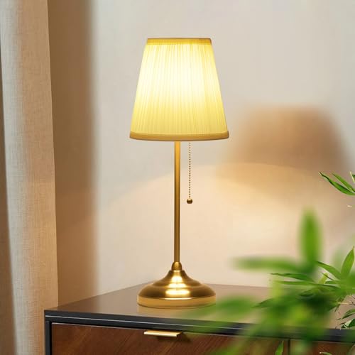 Lámpara de Mesa Moderna para Dormitorio en Oro