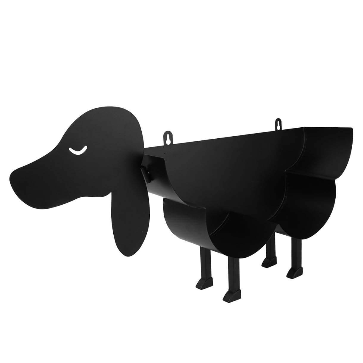 LIFKOME Portarrollos De Papel Higiénico Vertical para Cachorros Portarrollos De Hierro Diseño De Dibujos Animados para Escritorio o Sala De Estar