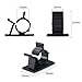 50 Pcs Black Clips Viaky Self Adhesive Backed Nylon Wire Adjustable Cable Clips Adhesive Cable Management Drop Wire Holder(50pcs-b)
