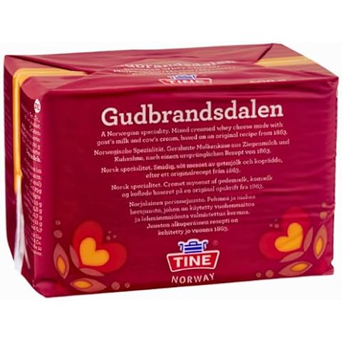 Tine Gudbrandsdalen Brunost Classic Norwegian Cheese Cover