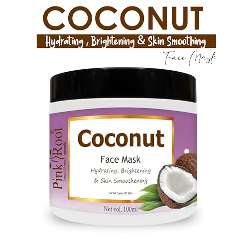 Image of Pink Root Coconut Face Mask, Advanced hydration, Anti-ageing, reduce blemishes, 100ml