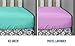 Rench Babies Microfiber Fitted Crib Sheet, Ice Green & Pastel Lavender, 2 Pack