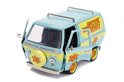 Jada - Furgoneta Escala 1:24 con Figuras: Scooby Doo y Shaggy Mistery Machine (253255024)