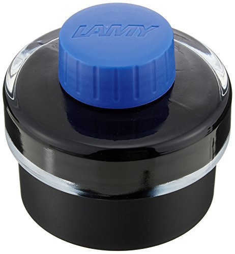 LAMY T 52 Tinte 829 – Tintenglas in der Farbe Blau mit Tintensammelbecken und integrierter Löschpapierrolle – 50 ml LAMY T 52 Tinte 829 – Tintenglas in der Farbe Blau mit Tintensammelbecken und integrierter Löschpapierrolle – 50 ml
