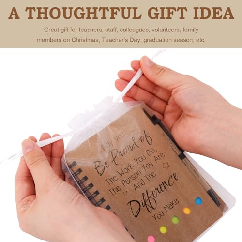 Thank You Gifts, Employee Appreciation Gifts With Sticky Note Notepad, Inspirational Pens And Gift Bags, 4 Sets Thank You Gift For Teacher, Coworkers, Nurse, Staff Appreciation Gifts, Graduation Gifts by luwrevc - Image 5