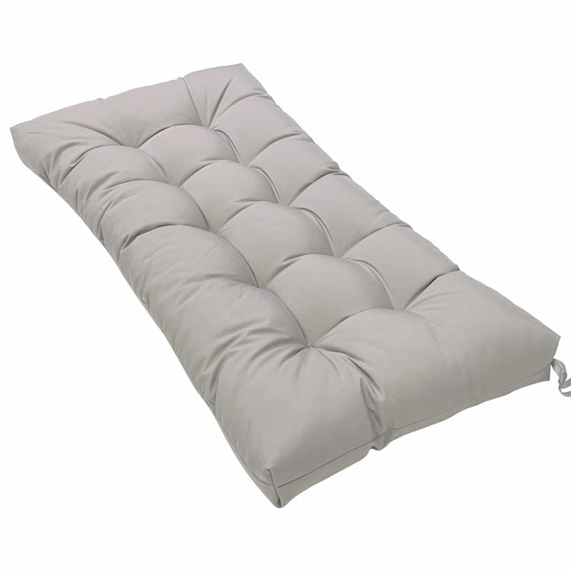 Coussin de siège pour meubles de patio et grand matelas de chaise de jardin long (A)