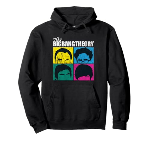 The Big Bang Theory Faces Sudadera con Capucha