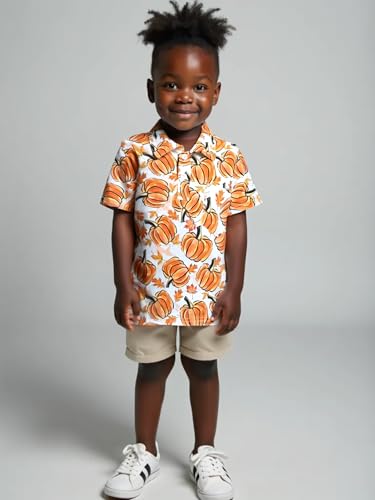 Unique Baby Short Sleeve Collared Boys Polo Shirt, Toddler Kids Polo Shirts2