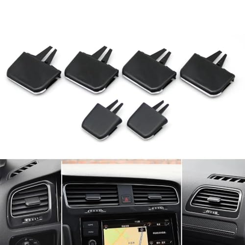 Grille ventilation Golf 7 : kit de 4 pièces avant pour tableau de bord - 3