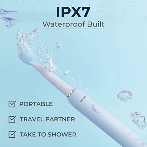 beatXP Buzz Electric Toothbrush for Adults with 2 Brush Heads & 3 Cleaning Modes|Rechargeable Electric Toothbrush with 2 Minute Timer &... - Image 6