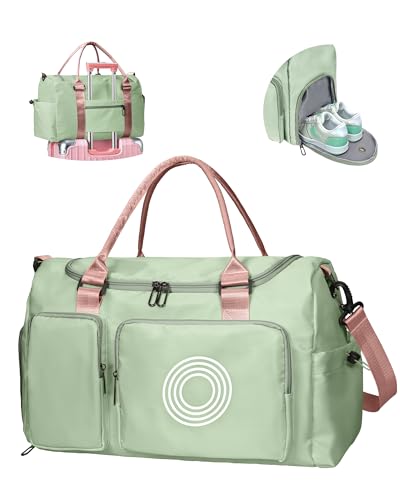 Elilier Birthday Gifts for Women, Personalized Initial Duffle Bag for Girl