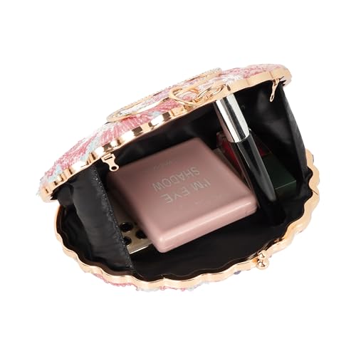 Image of Women Seashell Evening Bag Purse Mermaid Chain Strap Clutch Handbag Shoulder Bag | Seashell