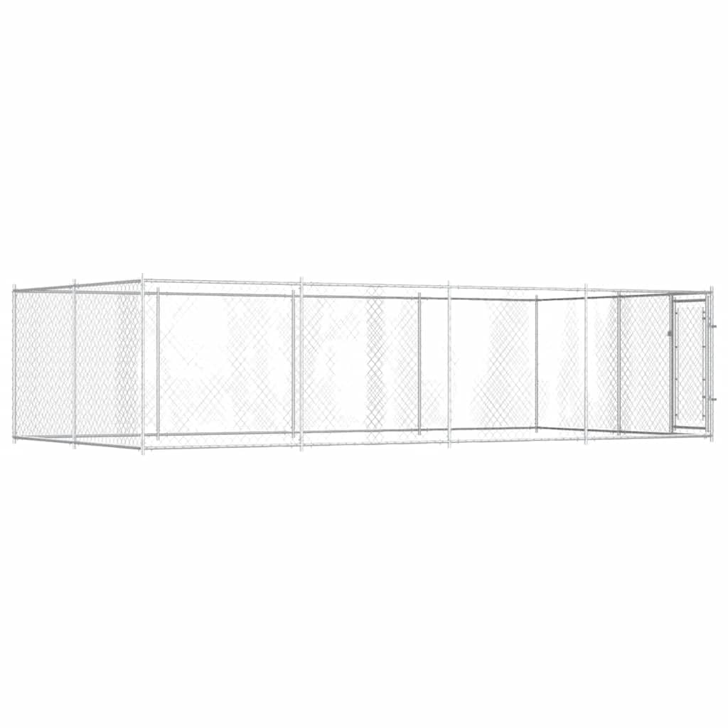 Cuccia per cani, 7,6 x 3,8 x 1,9 m, in acciaio zincato