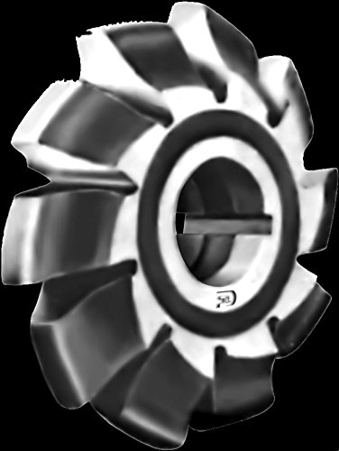 Melin Tool R Cobalt Steel Corner Rounding End Mill, Weldon Shank, Uncoated (Bright) Finish, Non-Center Cutting, 30 Deg Helix, 3 Flutes, 3.5000