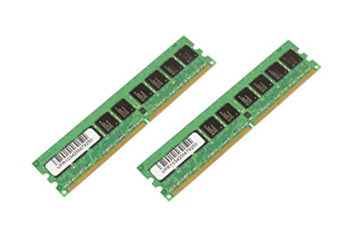 MicroMemory DDR2 4 Go: 2 x 2 Go DIMM 240 broches 533 MHz / PC2 4200 mémoire sans tampon ECC pour IBM eServer xSeries 100 8486 8485 8490 8491 8849 IntelliStation Pro... - vue 3
