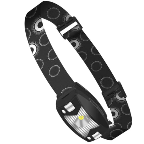 Linterna frontal recargable con batería integrada de 650mah y diseño ABS resistente