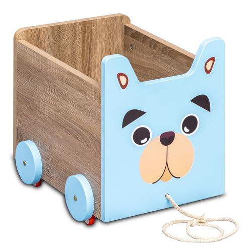 Image of Alex Daisy Toy Storage Box /Cart (Blue)