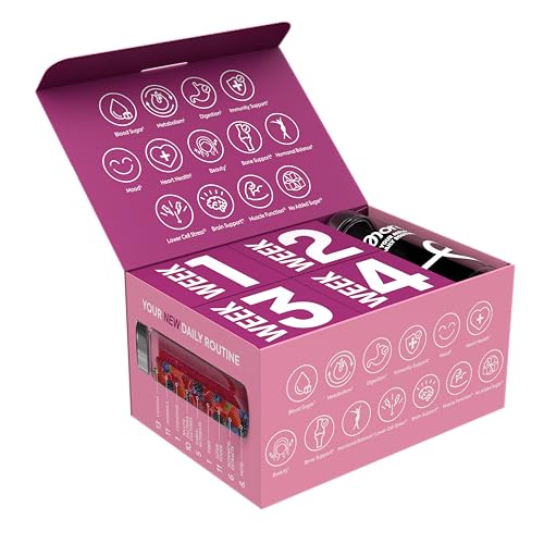 MORE Daily100 28 x 40g Starterbox True Berries All-in-One Smoothie Mix mit Vitaminen Mineralstoffen Superfoods & mehr vegan ohne Zuckerzusatz
