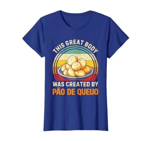 Pao De Queijo Making Brazilian Food Frozen Pao De Queijo T-Shirt, Women, Royal Blue, Small