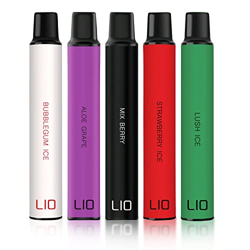 LIO NANO E-Shisha E Zigarette nikotinfrei im Set (4+1) | Einweg E Shisha Vape mit 600 Zügen | Elektronische E-Zigarette Starterset ohne Nikotin in fruchtigen Sorten | Nikotinfreie E-Vape für Unterwegs Cover