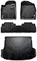 SMARTLINER Custom Fit Black Floor Mats and Cargo Liner Set Compatible with 2019-2022 Nissan Murano