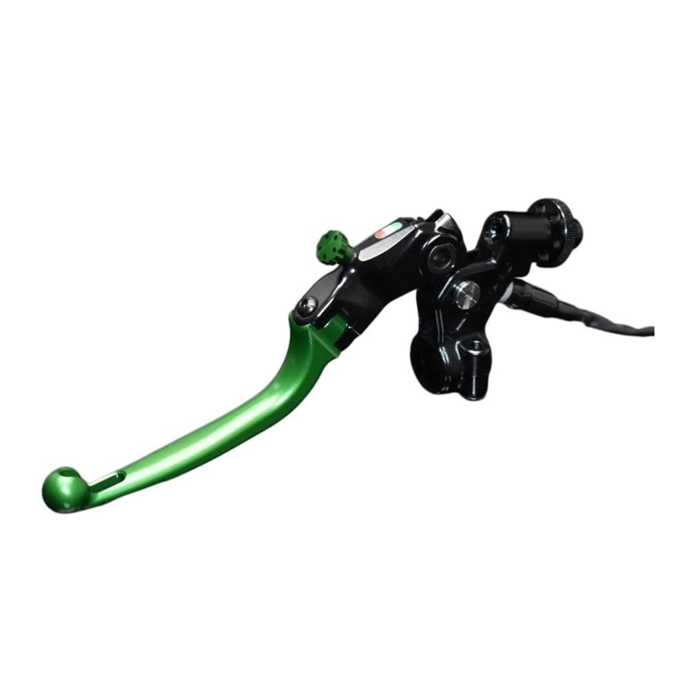 Gwearu Green Clutch Lever Motorcycle Labor-Saving Clutch Lever Accessories Brake Levers Aluminum Alloy For 22Mm Handlebars