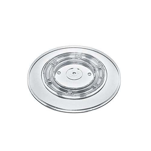 Azar Displays 610109-CLR 9" Wide Revolving Display Base-SLOPED in Clear (10 Pack)